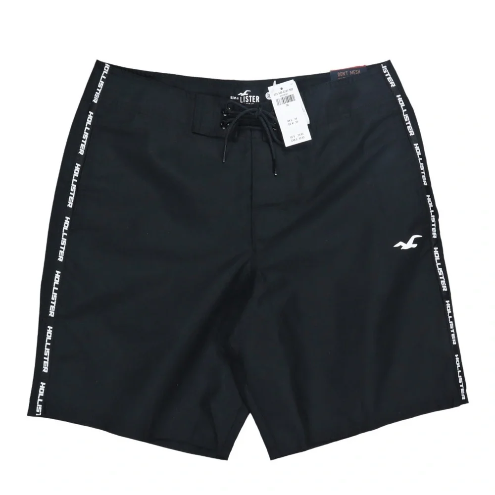 Hollister Men’s Board Short Men’s Size‎ 30 Black 9 Inseam NWT